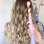 B1 Rotating Curling Iron - Automatic 1 Inch Ceramic Curling Iron - Easy-to-Use Spinning Wand for Long-Lasting Waves - Auto-Shut Off and Dual Voltage (BW160)
