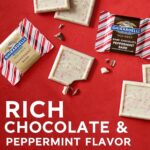 GHIRARDELLI Peppermint Bark SQUARES and Dark Chocolate Peppermint Bark SQUARES Assortment Holiday Gift Box, 24.7 oz