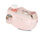Electric Baby Nail Clippers - 3 in 1 Fingernail (Not for Toenail) Trimmer, Polisher & Clip Storage with Led, Rechargeable & 2 Speeds for Baby, Kids, Adult, Seniors - Pink