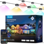 Govee Permanent Outdoor Lights Pro, 200ft with 120 RGBIC LED Lights for Daily and Accent Lighting, 75 Scene Modes for Outdoor Decor, IP67 Waterproof, Works with Alexa, Google Assistant, Matter, Black