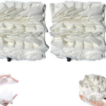 Loufee, The Leeffa, The Leeffa Soft Loofah and Washcloth, 2-in-1 Shower Washcloth, 2-in-1 Bath Loofah Sponge, Loufee Bath Sponge, Shower Scrubber for Body, Exfoliating Bath Sponge