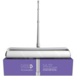 Large Lint Rollers for Carpet, Sticky Rollers for Floor DELOMO 14 in with 3 Extendable Handle,Long Handle Sticky Mop for Cleaning Carpets, Cars, Clothing, and Pet Hair