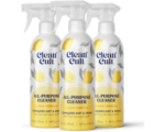 Cleancult - Lemon Verbena - All Purpose Cleaner - Refillable Aluminum Bottle - Cleaner Spray that Removes Dirty & Grime - 16 oz - 3 Pack
